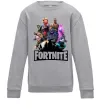 Дитячий світшот Fortnite characters Сірий меланж фото