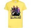 Дитяча футболка Fortnite characters Лимонний фото