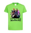 Детская футболка Fortnite characters Лаймовый фото