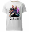 Чоловіча преміум футболка Fortnite characters Білий фото