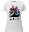 Женская премиум футболка Fortnite characters Белый фото