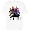 Футболка Оверсайз Fortnite characters Білий фото