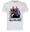 Мужская футболка Fortnite characters Белый фото