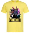 Мужская футболка Fortnite characters Лимонный фото