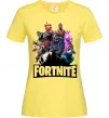 Жіноча футболка Fortnite characters Лимонний фото