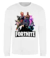 Світшот Fortnite characters Білий фото