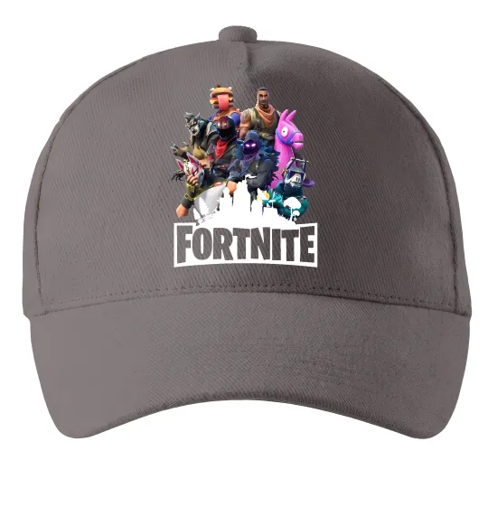 Кепка Fortnite characters Серый фото