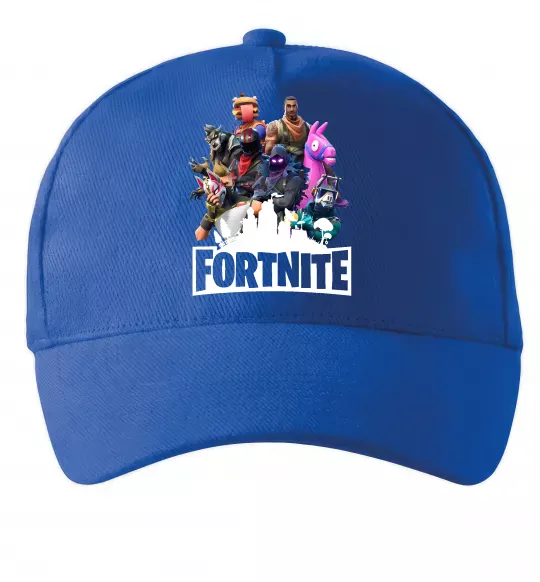 Кепка Fortnite characters Ярко-синий фото