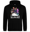 Чоловіча толстовка (худі) Fortnite characters Чорний фото