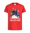 Детская футболка Fortnite characters Красный фото