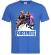 Мужская футболка Fortnite characters Ярко-синий фото