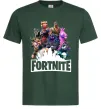 Мужская футболка Fortnite characters Темно-зеленый фото