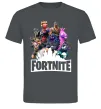 Мужская футболка Fortnite characters Графит фото