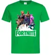 Мужская футболка Fortnite characters Зеленый фото