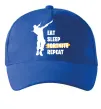 Кепка Eat sleep fortnite repeat Ярко-синий фото