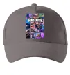 Кепка Фортнайт колаж Серый фото