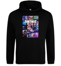 Женская толстовка (худи) Фортнайт колаж