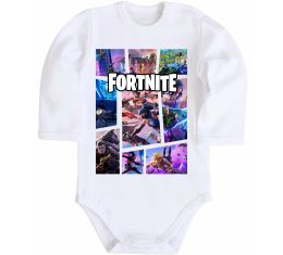 Дитячий бодік Фортнайт колаж