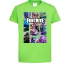 Дитяча футболка Фортнайт колаж Лаймовий фото