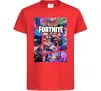 Дитяча футболка Фортнайт колаж Червоний фото