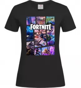 Жіноча футболка Fortnite logo Білий фото
