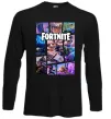 Лонгслив Фортнайт колаж Черный фото