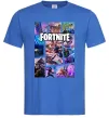 Чоловіча футболка Фортнайт колаж Яскраво-синій фото