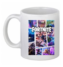 Чашка керамічна Фортнайт колаж