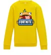 Дитячий світшот Burger Fortnite Сонячно жовтий фото