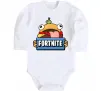 Дитячий бодік Burger Fortnite Білий фото