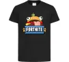 Дитяча футболка Burger Fortnite Чорний фото