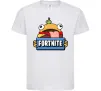 Дитяча футболка Burger Fortnite Білий фото