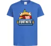 Дитяча футболка Burger Fortnite Яскраво-синій фото