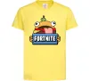 Дитяча футболка Burger Fortnite Лимонний фото