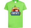 Дитяча футболка Burger Fortnite Лаймовий фото