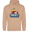 Чоловіча толстовка (худі) Burger Fortnite Пісочний фото
