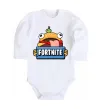 Детский боди Burger Fortnite Белый фото