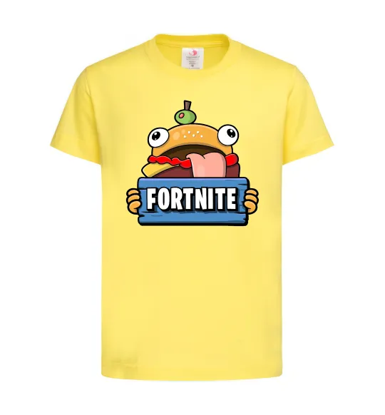 Детская футболка Burger Fortnite Лимонный фото