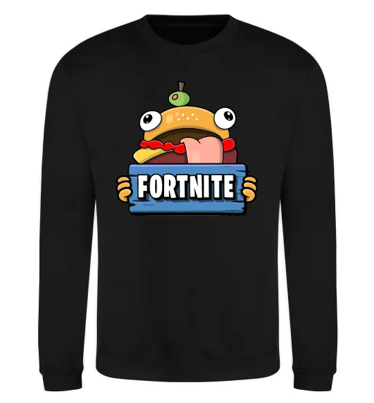 Свитшот Burger Fortnite Черный фото