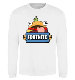 Світшот Burger Fortnite Білий фото