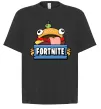 Футболка Оверсайз Burger Fortnite Чорний фото