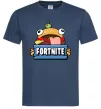 Чоловіча футболка Burger Fortnite Темно-синій фото