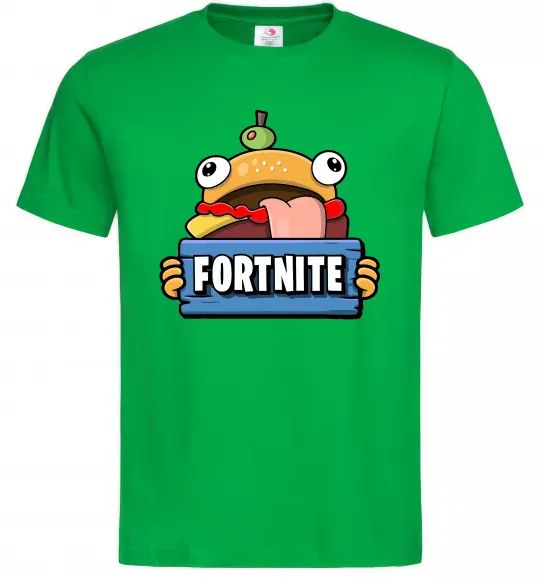 Чоловіча футболка Burger Fortnite Зелений фото