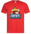 Чоловіча футболка Burger Fortnite Червоний фото