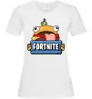 Жіноча футболка Burger Fortnite Білий фото