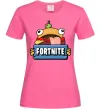 Жіноча футболка Burger Fortnite Яскраво-рожевий фото