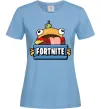 Жіноча футболка Burger Fortnite Блакитний фото