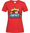 Жіноча футболка Burger Fortnite Червоний фото