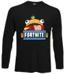 Лонгслів Burger Fortnite Чорний фото