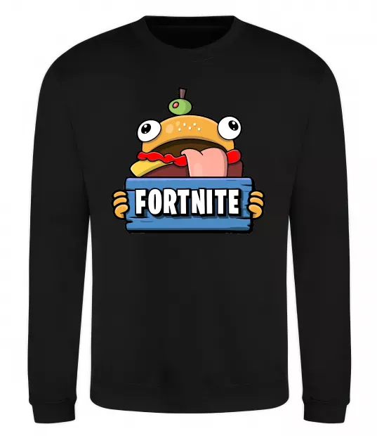 Свитшот Burger Fortnite Черный фото